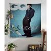 1PC New Album Buenas Noches Quevedo Tapestry Art Printing Japanese Wall Tapestry Anime Wall Hanging Home Decor