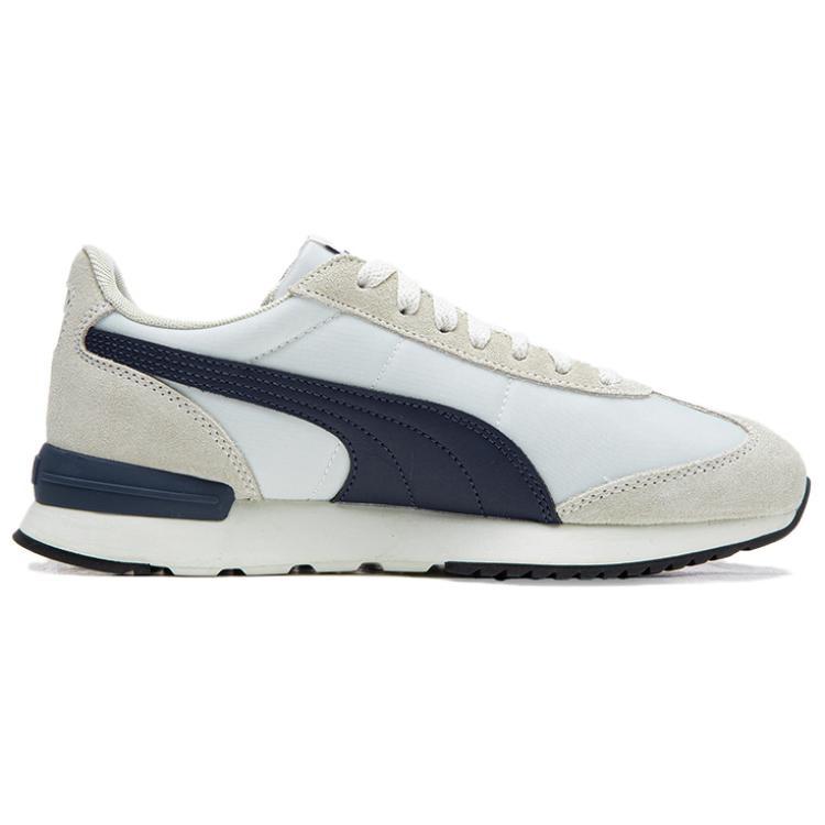 PUMA R78 Nylon Abrasion Resistant Low top Casual Shoes Unisex White Blue 399250-16
