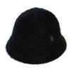 Universal Chemistry Rabbit Fur Black Cloche Hat