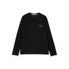 Logo Print Crew Neck Long Sleeve T-Shirt Men Tops Black J319474-BEH