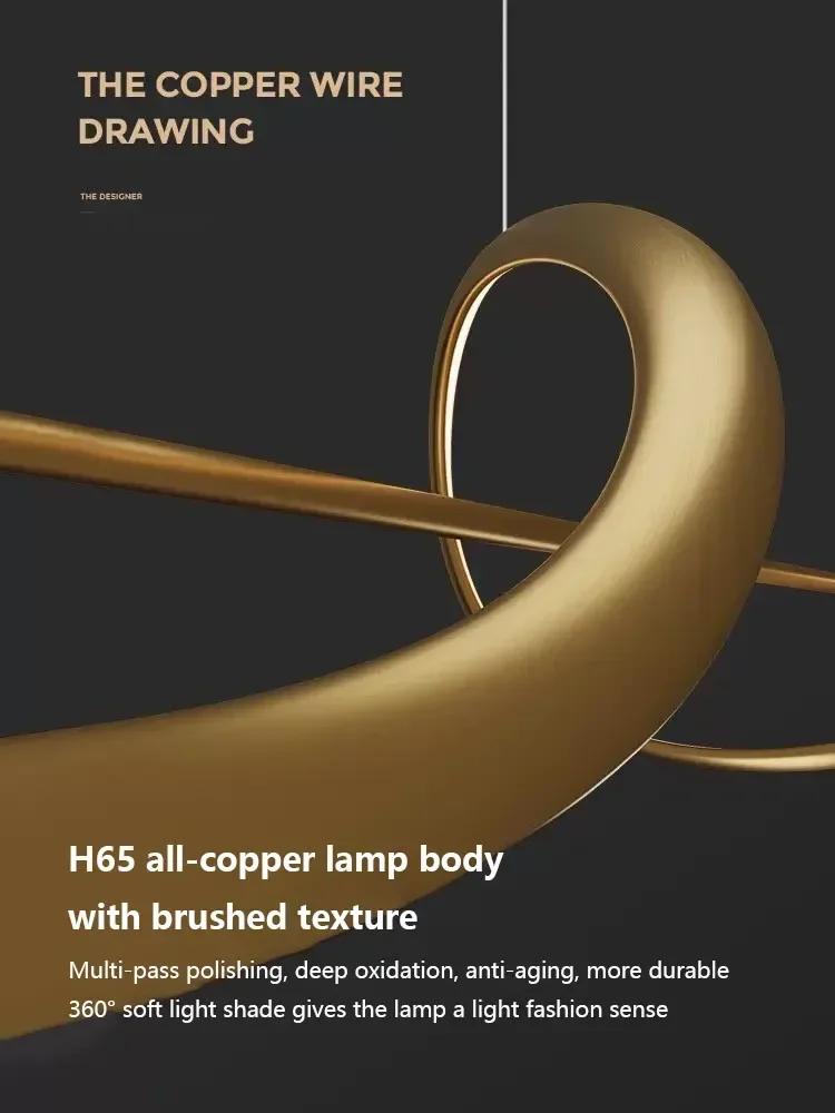 Современный светодиодный подвесной светильник для гостиной, столовой, спальни, холла отеля, потолочная люстра, домашний декор, светильник для внутреннего освещения, люстра