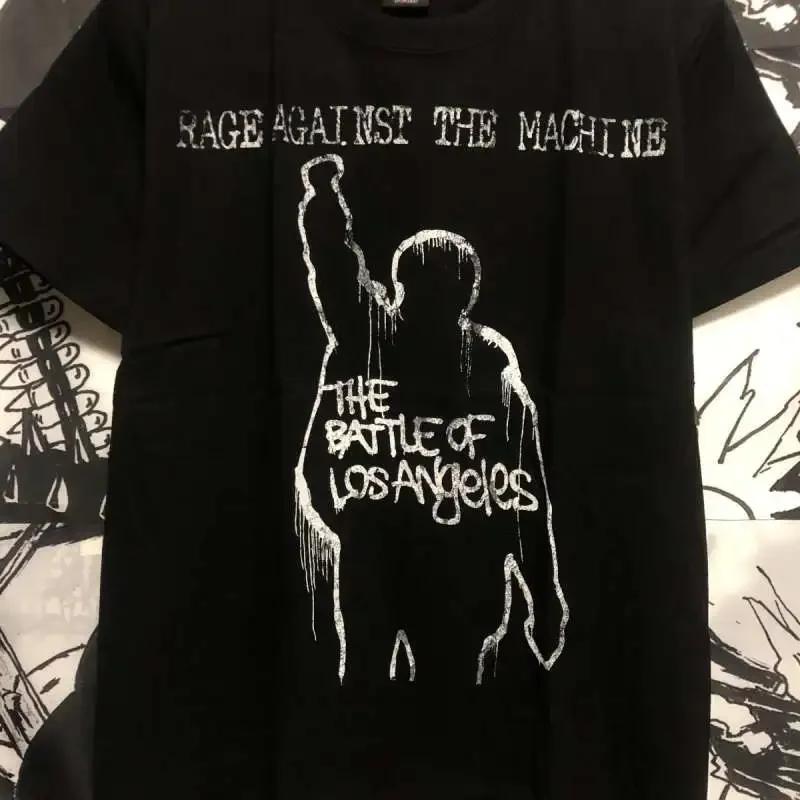 Rage Against The Machine Группа Рок Мужчины Женщины Лето Хлопок Повседневная Спортивная Дышащая Повседневная Футболка с Коротким Рукавом Премиум Чувство