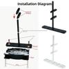 All Aluminum GPU Holder Adjustable DIY Graphics Card Bracket Compatible Fan Universal Graphics Card Base For Computer Case