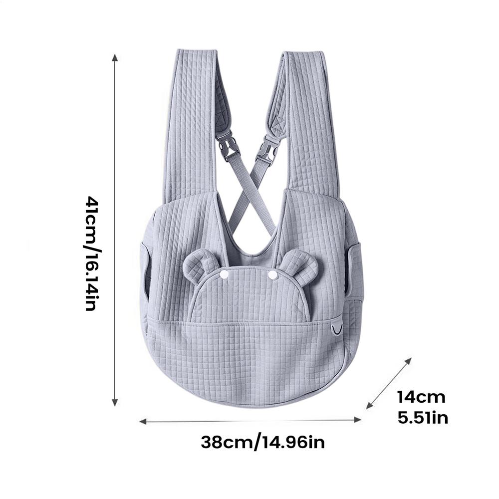 Cat Body Carrier Portable Four Seasons Warm Large Capacity Carrying Backpack Cat Chest Carrier for Travel Outdoor Walking
