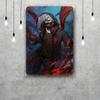 kaneki cartoon Decor Poster Vintage Tin Sign Metal Sign Decorative Plaque for Pub Bar Man Cave Club Wall Decoration