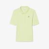 Lacoste Женская ажурная рубашка-поло с лентой и принтом под крокодила DF5296-56GBIC