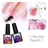 PHOENIXY 8ml Top Base Coat Gel Polish with Sticker Shiny Sealer Soak Off Reinforce Long Lasting Nail Art Manicure Gel Varnish Primer