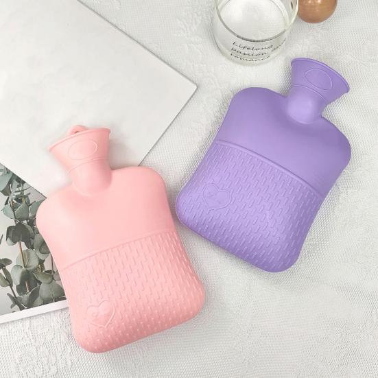 1000ML PVC Hot Water Bottle Leak-proof Hot Cold Compress Hot Water Bag