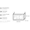 Coach Eliza 22 Сумка на плечо с клапаном и цепочкой Кожа с тиснением под ящерицу Маленькая женская сумка на плечо Серебристый Черный CR106-SVBK