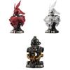 Mobile Suit Gundam MS Mechanical Bust 07 Sazabi All 3 Types Set Full Comp Gacha Gacha Capsule Toy MSN-04 ×