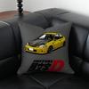 Аниме гонки Initial D Наволочка Чехол для подушки Антипылевой Невидимая молния шелковистый плюшевый чехол
