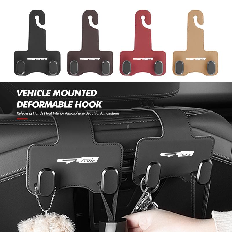 Car Back Headrest Hanger Hook Rear Seat Hanging Holder Organizer For KIA Rio K5 K2 Sportage Ceed Sorento Picanto Stinger Soul