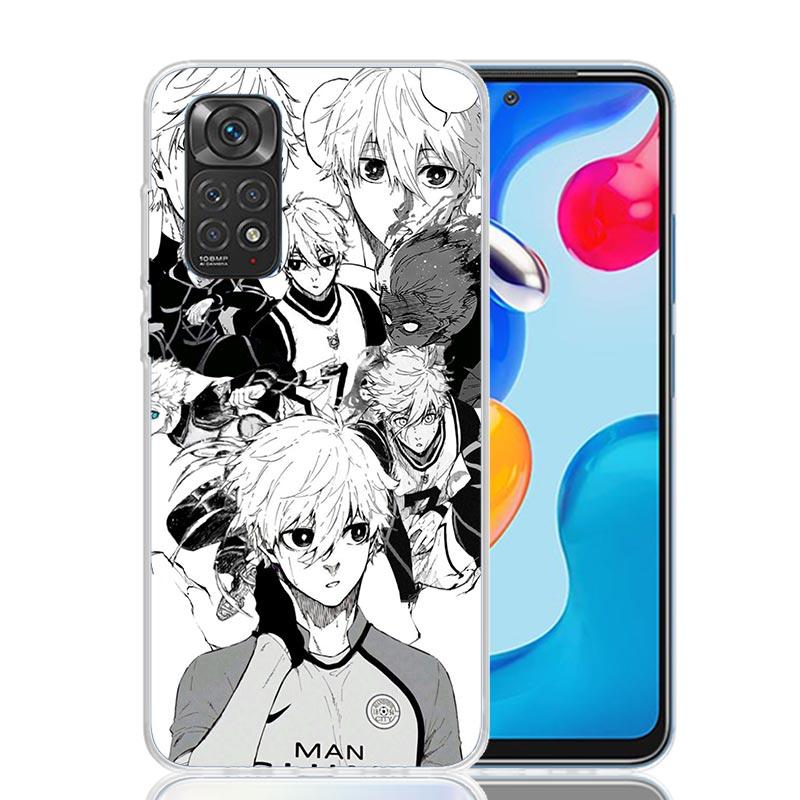 Blue Lock Nagi Seishiro Phone Case For Xiaomi Redmi Note 15 14 13 12S 12 Pro Plus 11S 11E 11 11T 10S 10 Art Soft Pattern Cover R