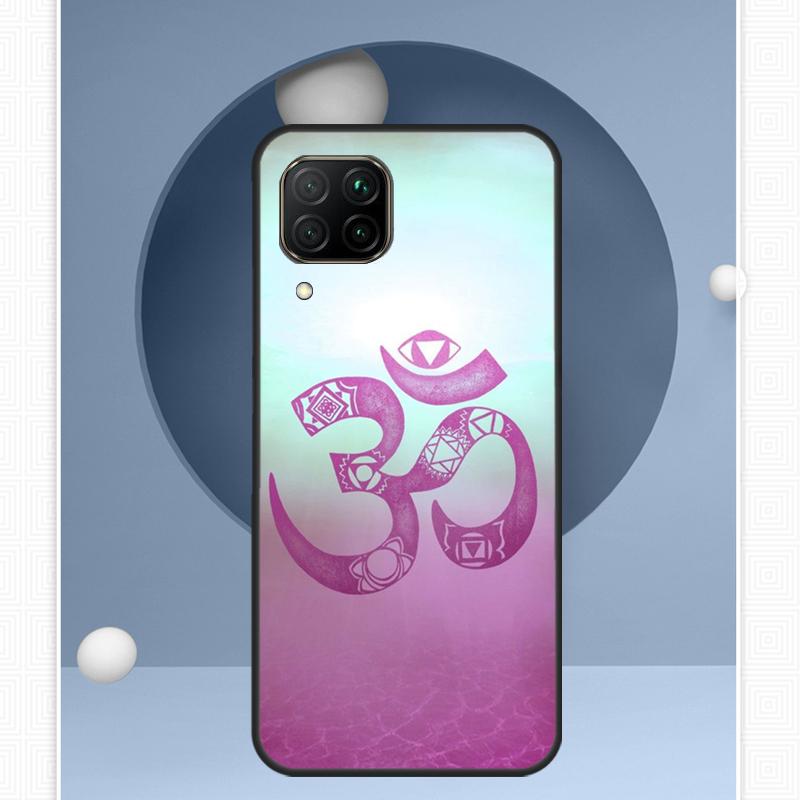 Символ Аум Ом Для Huawei P30 P60 Pro P20 P40 Lite Nova 9 10 SE 12s 12i 11i 8i Y91 Y60 Y70 Y72 Y90 Y61 Чехол