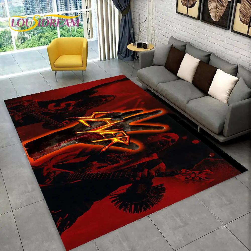 Slayer Heavy Metal Band Музыкальный коврик, коврик для дома, гостиной, спальни, дивана, коврик для двери, детский игровой нескользящий напольный коврик