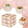 Money Box for Cash Pull  Happy Birthday Money Gift Box with Pull Out Card Surprise Box DIY Set for Women Men