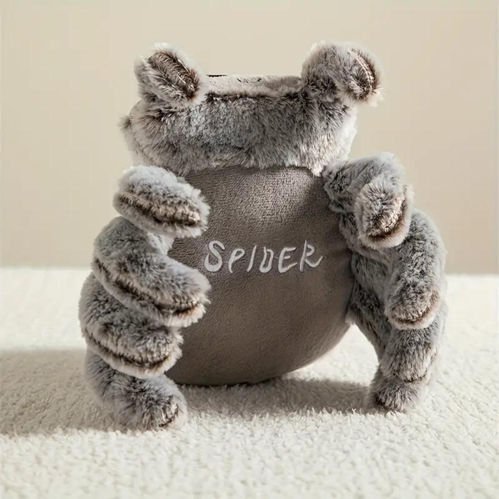 Cute Spider Stuffed Plush Toy Cartoon Spider Ornaments Plush Spider Doll  Halloween Decoration
