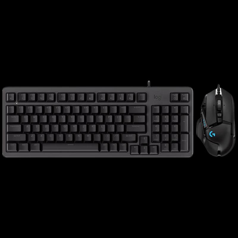 Logitech Проводной комплект клавиатуры и мыши K848+G502