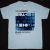 New Order Blue Monday Light Blue T-Shirt Band Tee New