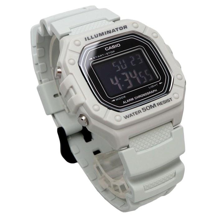 Casio Стандартные цифровые часы W-218H-8BV (Ледяной серый)