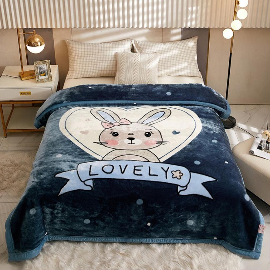 Зимнее теплое двухслойное толстое одеяло Рашель