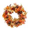 Fall Wreath Front Door Harvest for Indoor Festival Outdoor Halloween