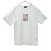 Xlarge Print Short Sleeve T-shirt M White Crew Neck Men's Used