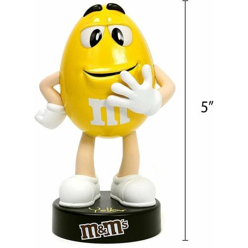 JADA TOYS M&M's Yellow Metal Figure M&M's 4-inch Diecast Display Decor