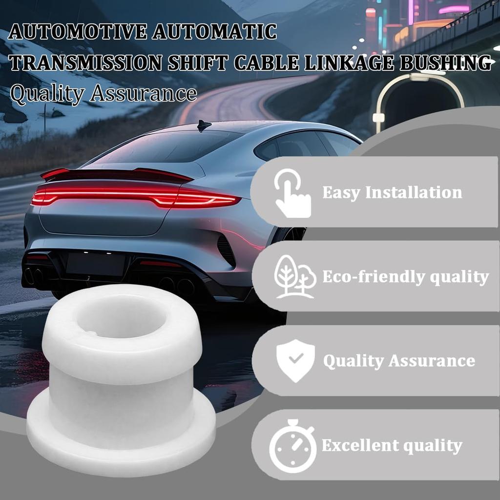 2PCS Car Shifter Cable Bushing Kit, Vehicle Transmission Gear Shifting Linkage Cable Bushing Kit Replaces OEM #DG9Z-7K340-A KV6Z-7K340-A, Compatible
