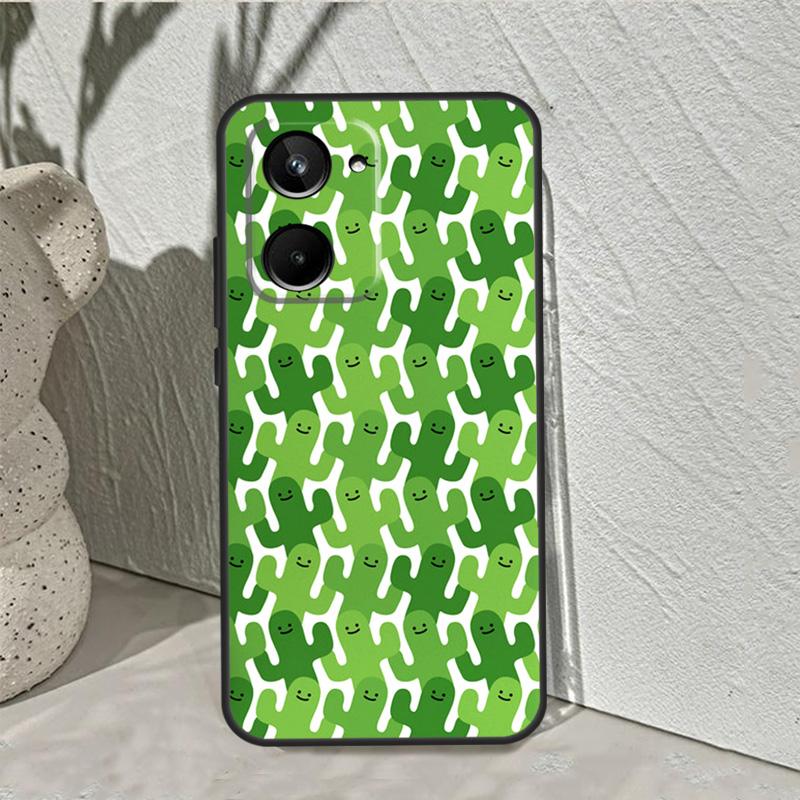 Cactus Pattern For Realme C75 C63 C61 C71 C55 C67 C51 C65 C53 10 11 12 13 14 15 Pro Plus GT6 GT7 Pro Case