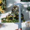 Natural Bubble Ocean Jasper Custom Dragon Carving Piece Specially Designed Healing Gemstone Dragon for Collectors