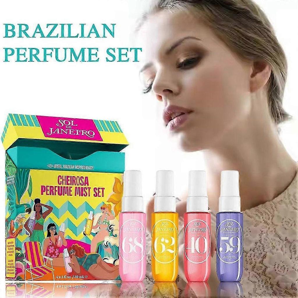 Brazilian Perfume 4 Piece Set 2026 Global Trend - Long-lasting scent retention for all-day freshness.