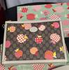 [Pre-Owned] Heart Apple Pattern Logo Canvas Clutch - Unused #1R9NWVX