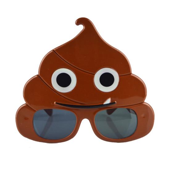 Смешные Очки-Какашки Форма Какашки Вечеринка Солнцезащитные Очки День Рождения Фото Реквизит Фестиваль Аксессуар Очки для Дискотеки Розыгрыш Подарок