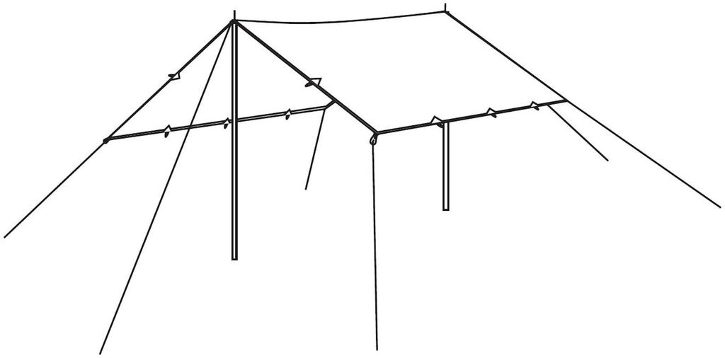 Robens Tarp 4 x 4 м Tarp 130261 Trail Range Series Robens (Трейловый брезент) [Элемент]