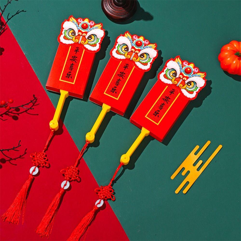Tassel Fan Shape Red Envelope 6/10 Slots Fan Shape HongBao New Year Money Pocket Birthday