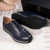 Модная мужская обувь 2024 года из натуральной коровьей кожи с крокодиловым узором, повседневные кроссовки на шнуровке, классические европейские дорожные оксфорды