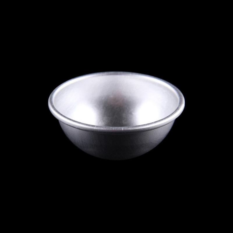 10PCS Round Cake Molds Dessert Molds Cake Pans AluminumAlloy Material Dessert Supplies Semicircle Cake Molds for Cake