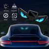 Automotive Interior Accessories Solar Devil Eyes Light for Windshield, Magnetic Installation Window Warning Sign with Three Custom Car Display