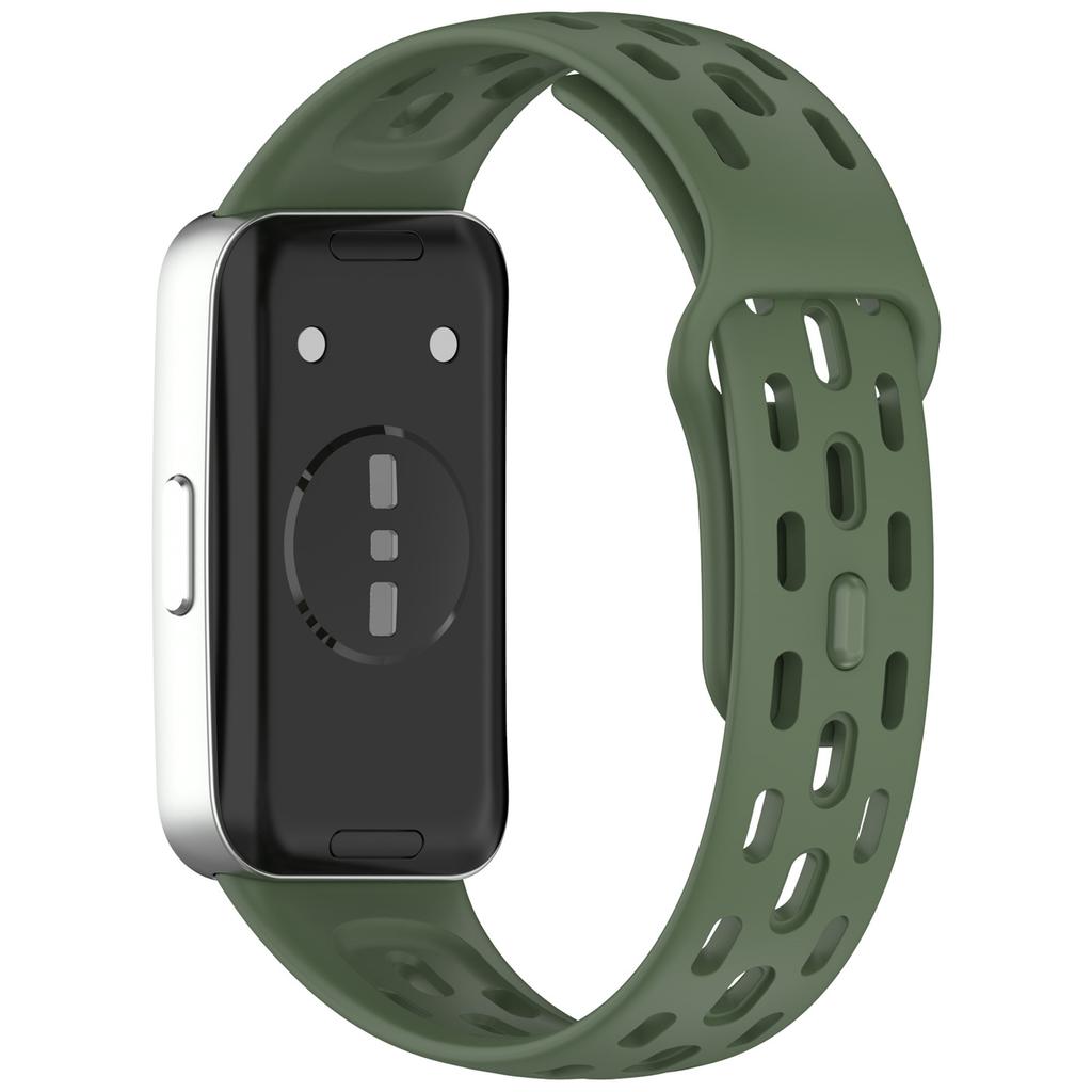 Спортивный силиконовый ремешок для Huawei Band 10 9 8 Мягкий сменный дышащий браслет Correa для Huawei Band 9 8 10 NFC Аксессуары для ремешка