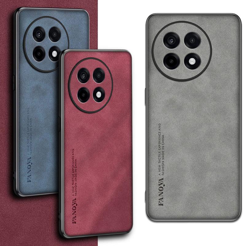 Чехол из овечьей кожи для OnePlus 13R 13 12 12R 11 11R 10T OnePlus Ace 5 Pro 3 2 Матовый противоударный силиконовый мягкий чехол на заднюю панель