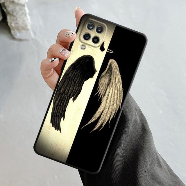 Чехол для телефона Samsung Galaxy A70 A70s A50 A30s A04s A20s A20e A02 A02s A03 A42 M52 M31 M04, чехол для девочек с крыльями ангела и демона