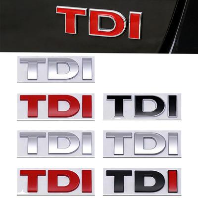 RUNTB1 3D Металлическая Наклейка на Багажник Автомобиля TDI Для VW Golf Polo Tiguan, Touareg Детали Модификации Автомобиля