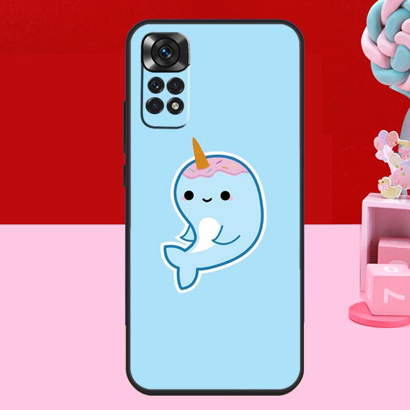 Милый Чехол с Цитатами о Морском Нарвале Для Xiaomi Redmi Note 11 10 12 13 14 15 Pro Plus Redmi 15 C 14C 10C 12C 13C Мягкая Крышка