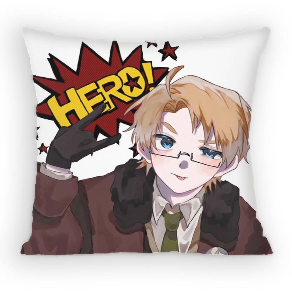 Аниме Hetalia WorldStars Альфред Ф. Джонс Наволочка для дивана, гостиной, спальни, изголовья, спинки, квадратная подушка, подушка для сна