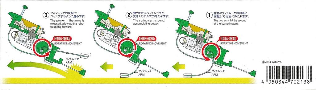 Tamiya Fun Craft Series Fin Kick Mecha Craft Set 70213 No.213