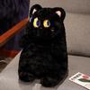Плюшевая игрушка в виде кудрявой кошки, кукла-кошка, черная кошка, кукла-компаньон, подарок на день рождения для девочек
