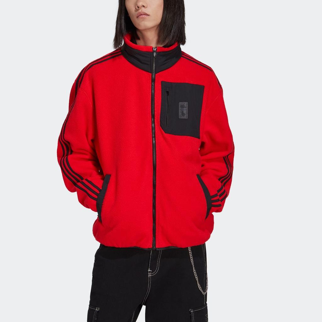 adidas Куртки Мужские Красный Стойка Умеренный Другое HE1439