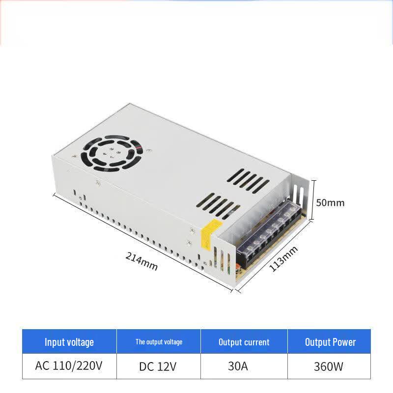 CHNSL 220V AC to 12V DC Power Supply Transformer