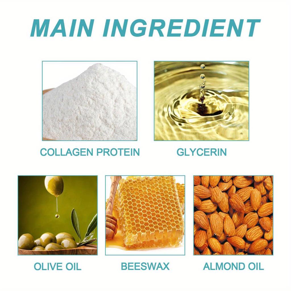 EELHOE Мусс для прямых волос с белком коллагена, глицерином, оливковым маслом и пчелиным воском